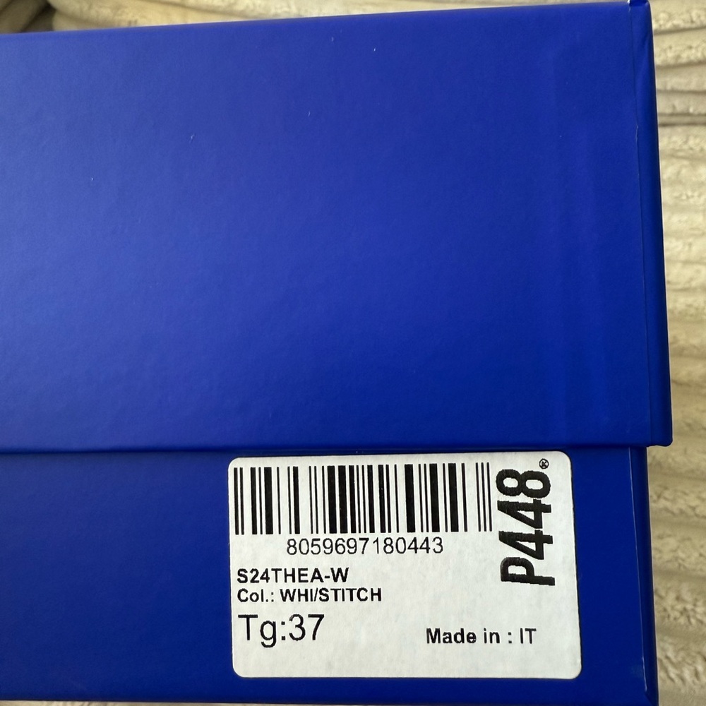 P448 white platform sneakers - Picture 5 of 5